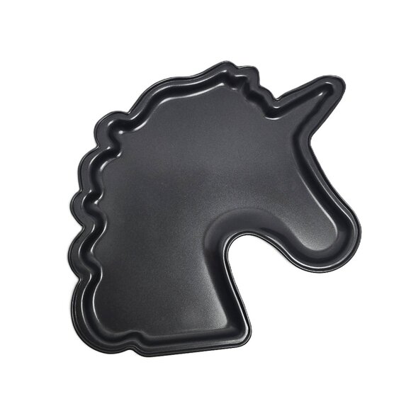Giant Unicorn Cookie Baking Pan Brand Castle Non-Stick 12 x 12 x 5 Jumbo STK105B - Picture 1 of 4